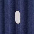 EILIF Screen, freestanding, blue/white, 80x150 cm