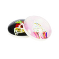 Glass Motiv Magnet 3.5cm 2pcs Spaghetti/Cupcake