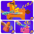 MEGA BLOKS Fisher Price Musical Farm Band Sensory Block Toy  HPB46 12m+
