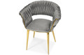 Glamour Chair IRIS LUX, grey