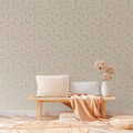 GoodHome Vinyl Wallpaper on Fleece Schiele, dark grey/beige