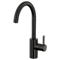 DELSJÖN Kitchen mixer tap, brushed black metal