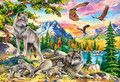 Castorland Jigsaw Puzzle Wolf Family & Eagles 1000pcs 9+