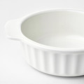 POETISK Oven dish, off-white, 23x19 cm