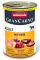 Animonda GranCarno Adult Beef & Turkey Wet Dog Food 400g