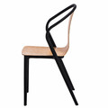 Chair Bella, black/natural