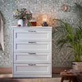 SONGESAND Chest of 4 drawers, white, 82x104 cm