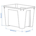 SAMLA Box, transparent, 39x28x28 cm/22 l