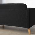 LINANÄS 3-seat sofa, Vissle dark grey