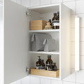 ENHET Mirror cabinet with 1 door, white, 40x30x75 cm