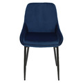 Upholstered Chair Floyd Velvet, blue