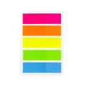 Removable Self-stick Notes Fluo 12x44mm, 5x 25pcs