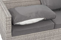 Outdoor 2-seat Sofa MALAGA, grey