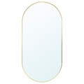 LINDBYN Mirror, gold-colour, 60x120 cm