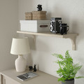 BERGSHULT Shelf, grey-beige, 80x30 cm