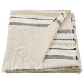 MANTELFLY Throw, off-white/light grey, 130x170 cm