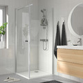 OPPEJEN / FOTINGEN Corner shower with tray, 90x90x205 cm