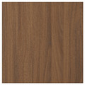 TISTORP Drawer front, brown walnut effect, 40x40 cm