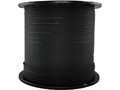 Alantec Optical Fiber Cable OS2 FTTH Flat SM 2J 9/125 LSOH 1000m, black