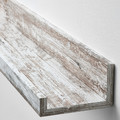 MOSSLANDA Picture ledge, white stained pine effect, 55 cm