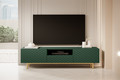 TV Cabinet Scalia II 190, labrador, gold legs