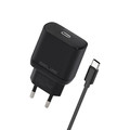 Beline Wall Charger EU Plug 25W USB-C + USB-C cable, black