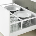 METOD / MAXIMERA Base cab f hob/2 fronts/2 drawers, white/Veddinge white, 80x60 cm