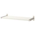 BERGSHULT / GRANHULT Wall shelf, white, nickel-plated, 80x30 cm