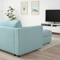 VIMLE Chaise longue, Saxemara light blue