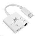 MacLean Cable Adapter USB-C 3.5 mm jack PD MCTV-848