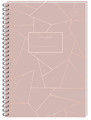 Spiral Notebook B5 120 Sheets Metallic Rose 5-pack, assorted designs