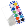 Water Colour Water Paint Set 12 Colours Safari