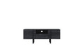 TV Cabinet Verica 150 cm, charcoal/black legs