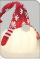 Christmas Decoration LED Gnome Dwarf 28cm, red