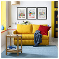 FRIDHULT Sofa-bed, Skiftebo yellow, 119 cm