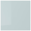 KALLARP Door, high-gloss light grey-blue, 40x40 cm