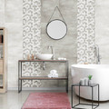 Glazed Tile Klara 25 x 40 cm, light grey, 1.5 m2