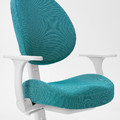 GUNRIK Children's desk chair, turquoise