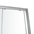 Shower Enclosure Arkell 90 x 90 x 12 cm, low shower tray, transparent