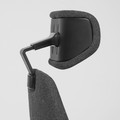 UPPSPEL / GRUPPSPEL Desk, chair and drawer unit, black/grey, 140x80 cm