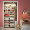 JONAXEL Open storage combination, white, 99x51x173 cm