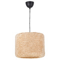 LERGRYN / SUNNEBY Pendant lamp, beige/black