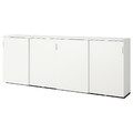 GALANT Storage combination w sliding doors, white, 320x120 cm