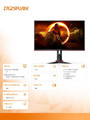 AOC 27" Gaming Monitor 27G2SPU IPS 165Hz HDMIx2 DP Pivot