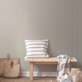 GoodHome Vinyl Wallpaper on Fleece Crisal, cream