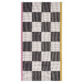 KLASSRUM Rug, flatwoven, white/black, 60x120 cm