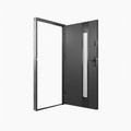 External Door O.K. Doors Temida Black P55 80, right, anthracite