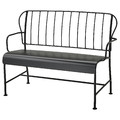 LÄCKÖ 2-seat sofa, outdoor, grey