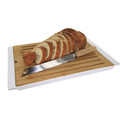 Chopping Board and Knife 38x27 cm, white