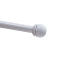 Curtain Pole Finial Ball Max 19 mm, white